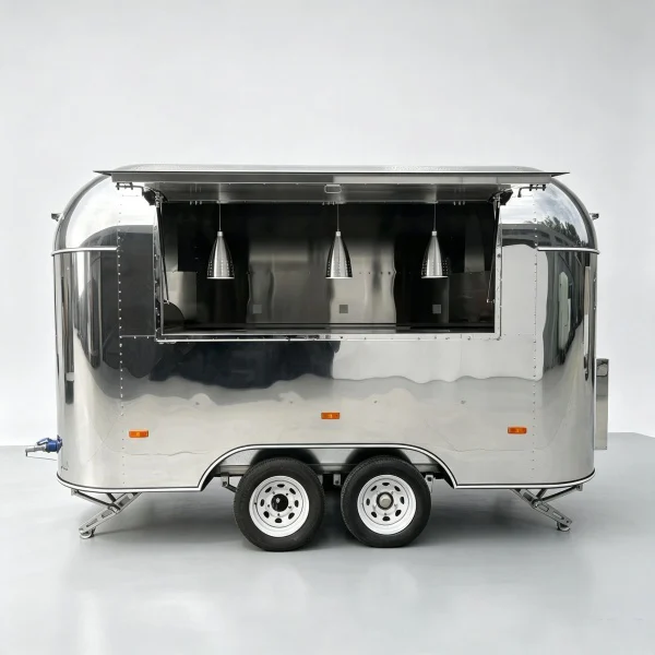 Mirror Airstream Food Trailer