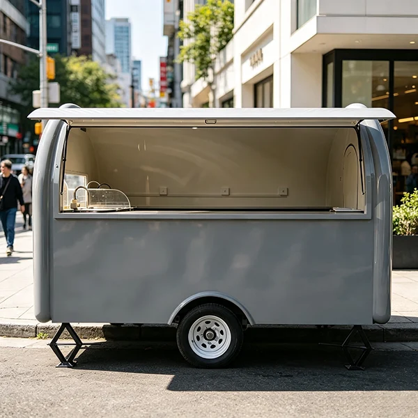 Round Food Trailer